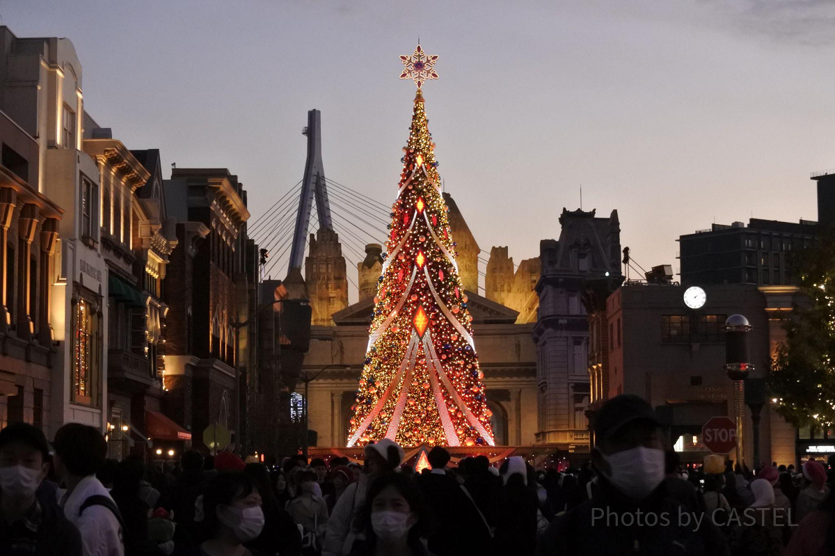 ユニバのクリスマスツリー（過去撮影）