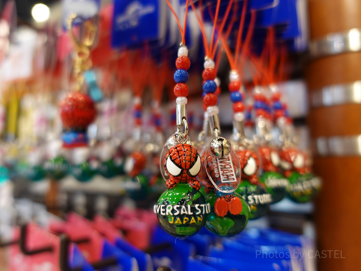 ユニバスパイダーマンストラップ| キャステル | CASTEL ディズニー情報