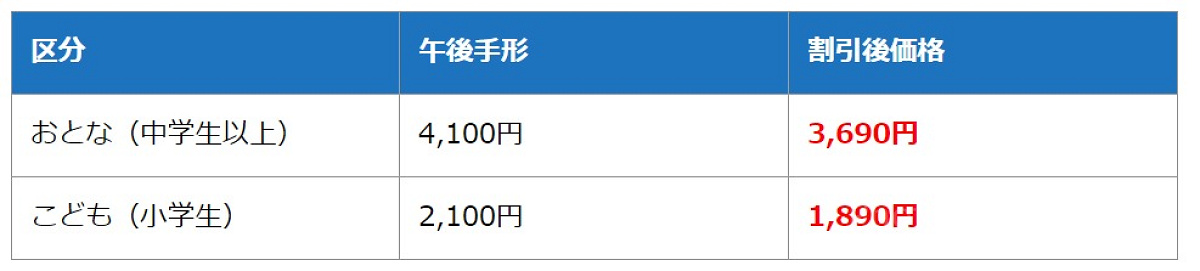 JAF会員割引を利用する