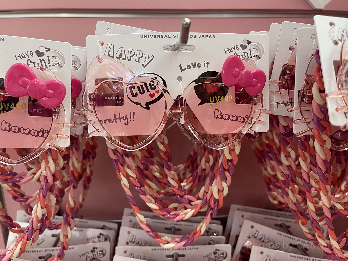 USJハローキティ/チェーン付きサングラス| キャステル | CASTEL