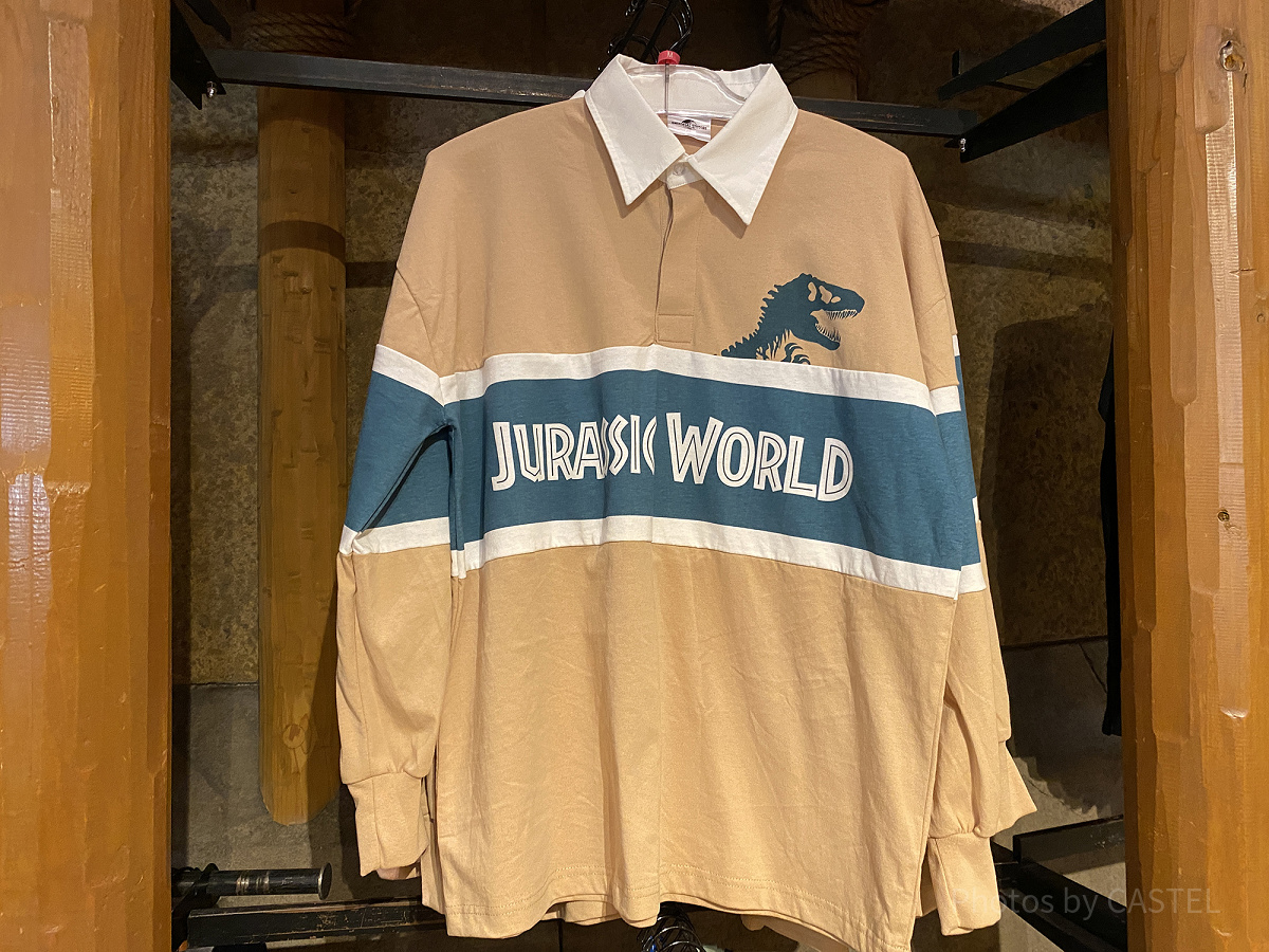 USJ冬グッズ/ジュラシックワールドのラガーシャツ