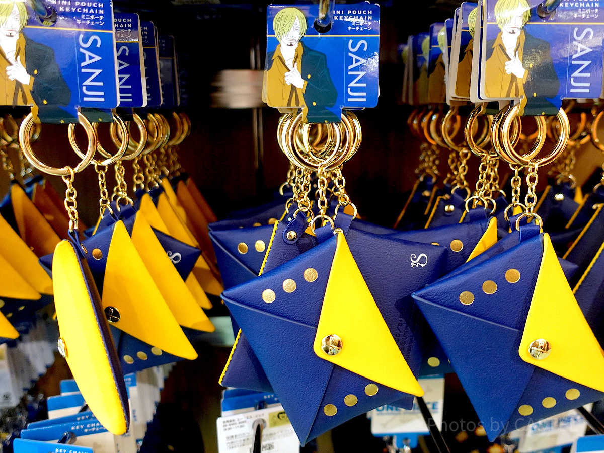 USJ×ワンピースコラボグッズ：サンジのミニポーチキーチェーン