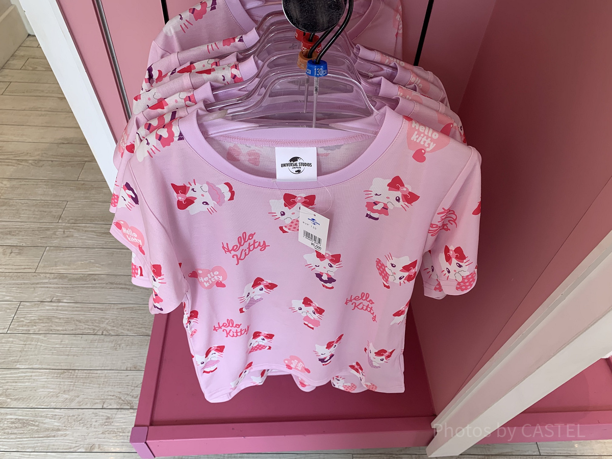 USJ2025/キティの総柄Tシャツ