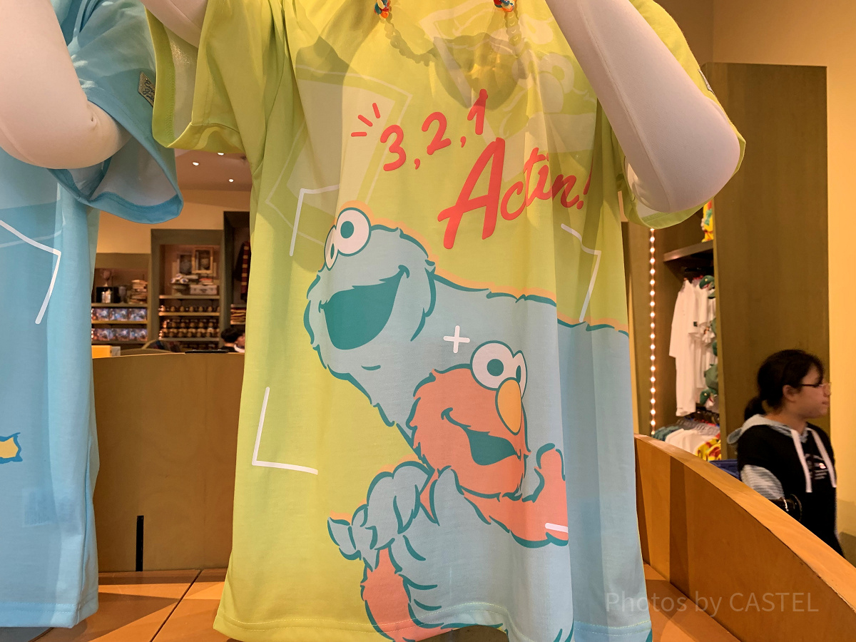 USJ/エルモとクッキーモンスターのTシャツ