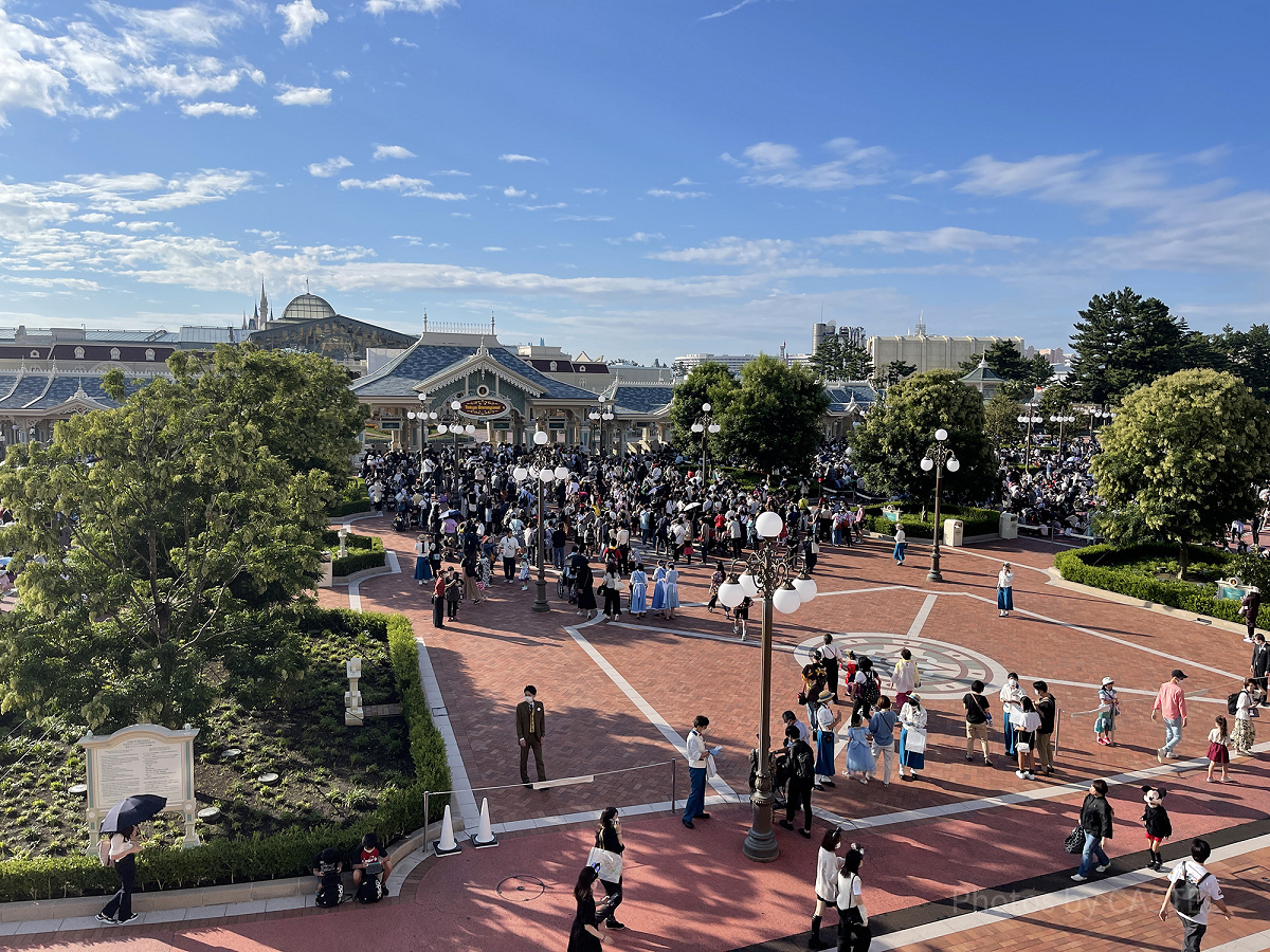 待機列の待ち時間と混雑状況（2022年10月1日(土)撮影）