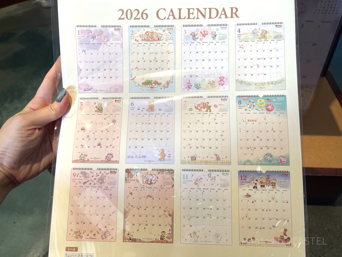 壁掛けカレンダー（ダッフィー＆フレンズ）