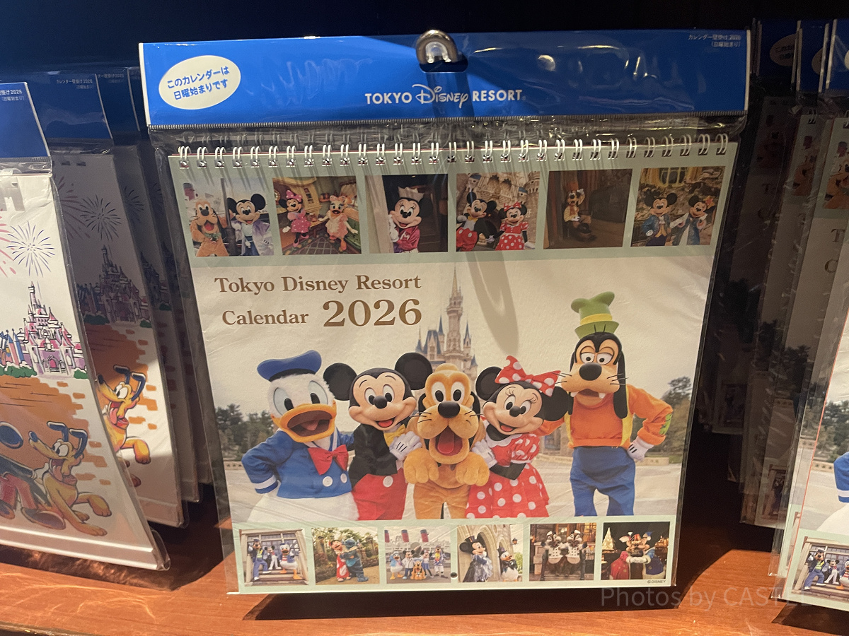 壁掛けカレンダーミッキーマウスと仲間たち（実写）