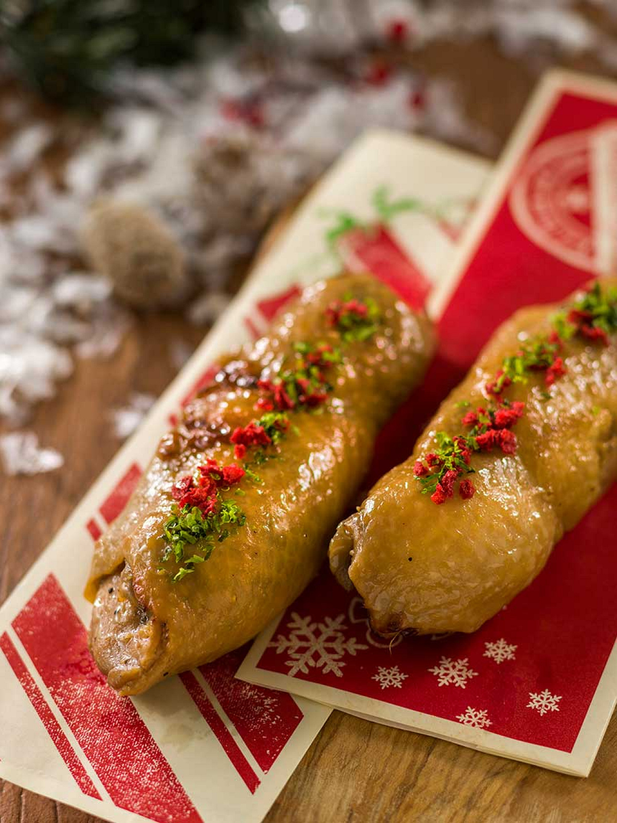 ブラックペッパーチキンロール 梅風味 キャステル Castel ディズニー情報