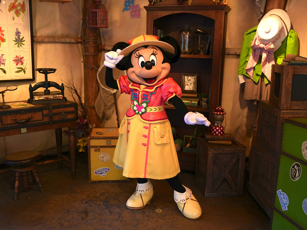 ディズニーシー ミッキー フレンズ グリーティングトレイルのミニー キャステル Castel ディズニー情報