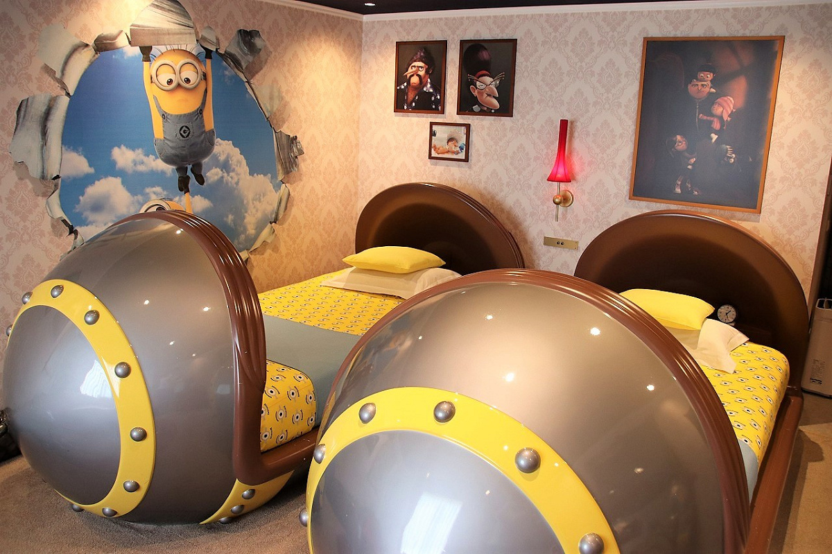 ホテルユニバーサルポートのミニオンルーム キャステル Castel ディズニー情報