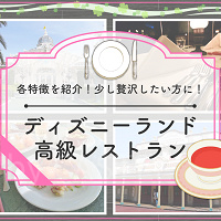 ディズニーランド高級レストラン厳選3種！ランチ・ディナー・大人向けデートにおすすめの豪華なメニュー！