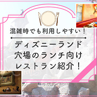 【2026】ディズニーランドのランチ向け穴場レストラン5選！予約なしでも利用できるお店も！