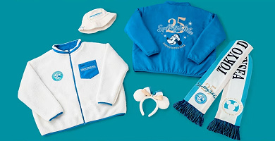 【10/1発売】ディズニーシー25周年秋冬グッズ一覧！あったか素材のカチューシャ、ファンキャップ、手袋、マフラーなどの身に着けグッズが登場！