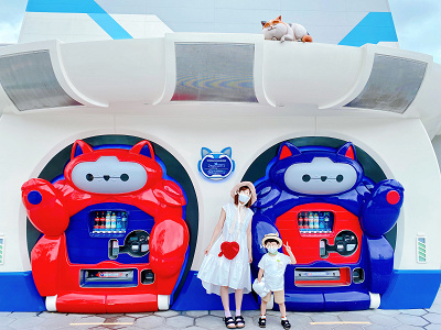トゥモローランドのベイマックス自販機