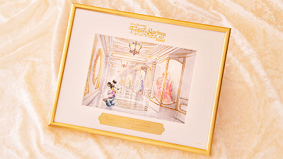 グランドシャトー宿泊者限定グッズのアートフレーム