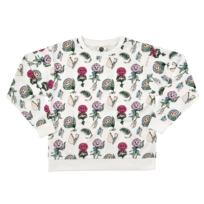 ふしぎの国のアリス 長袖プルオーバー ホワイト