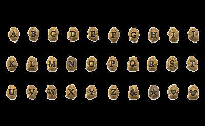 アルファベットパーツ