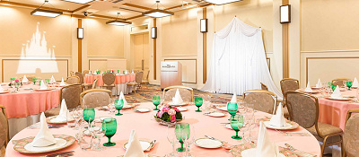 スペシャルランチパーティーが行われる宴会場