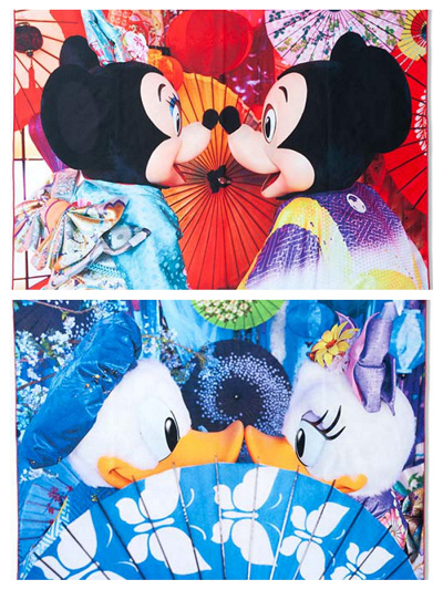 ディズニー イマジニングザマジック 実写バスタオル　ミッキー　ドナルド 最新】ディズニー×蜷川実花グッズ25選！ミッキー＆ドナルドデザインの