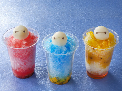 ベイマックスもちトッピングのシェイブアイス
