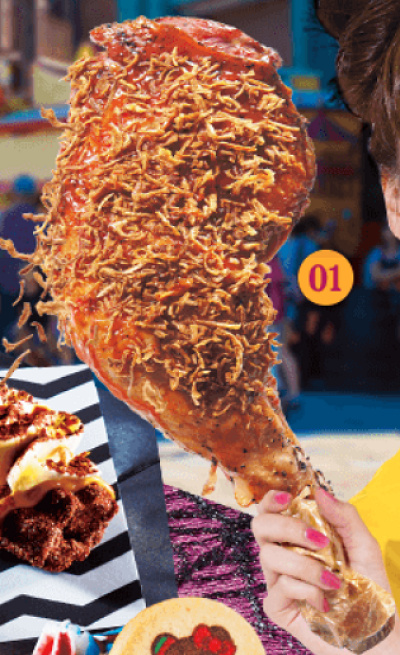 BBQターキーレッグ~オニオンチップ~