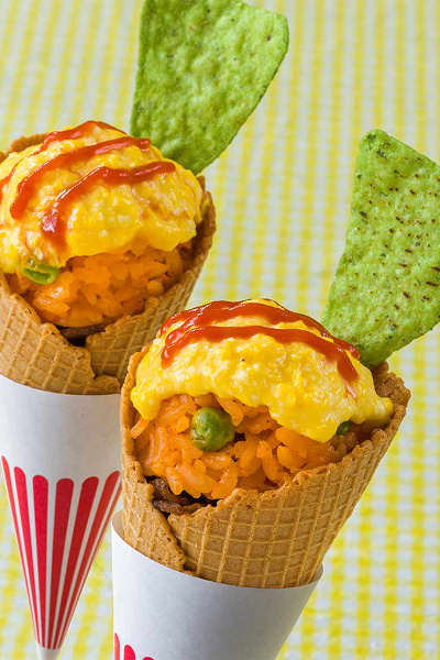 牛カルビコーン(オムライス)