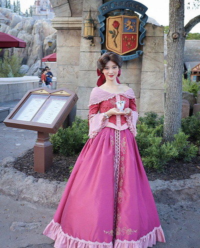 美女と野獣ベルドレスDハロ仮装