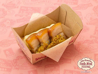 豚角煮のアップルマスタードソース