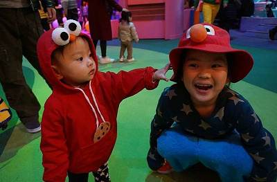 きょうだいも仲良くユニバコーデ