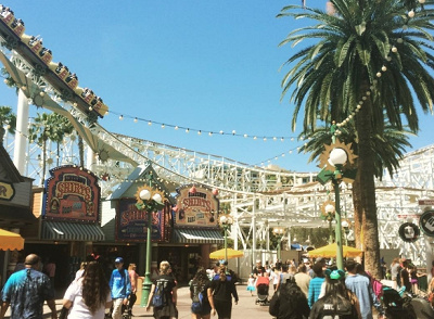 カリフォルニア・アドベンチャーの街並み