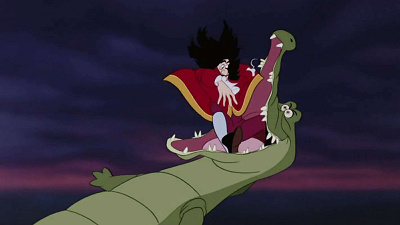 フック船長とチクタクワニ