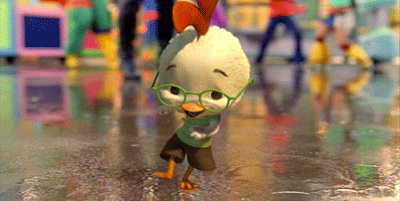 ダンスをするチキン・リトル