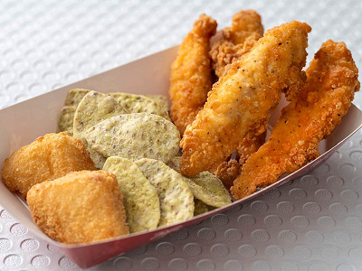 チキンテンダーとチーズフライ