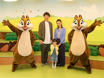 チップとデールのプレイグラウンドルームのグリーティング