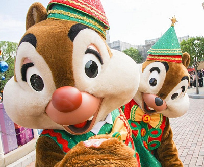 チップ(奥)とデール(手前)