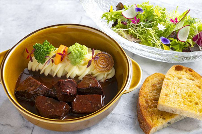 ショコラ香る牛ほほ肉の赤ワイン煮込み