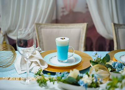 ＜シンデレラ＞ホットブルーラテ