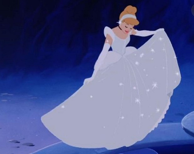 ドレスが美しいシンデレラ