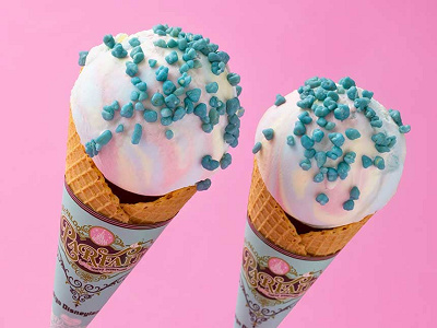 カラフルマーブルアイス