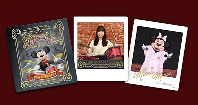 ドラムスティックを持って記念撮影