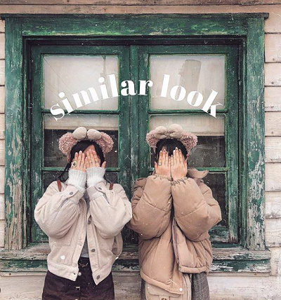 シェリーメイのカチューシャを合わせたコーデ