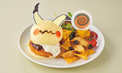  まねっこ！ ミミッキュのホワイトクリーム・カツバーガープレート