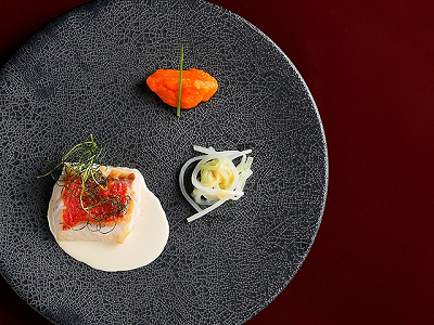 Sky Restaurant 634のコース料理