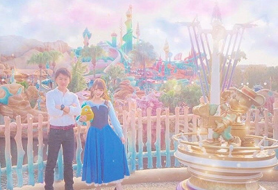 ディズニーカップル仮装①アリエル&エリック王子