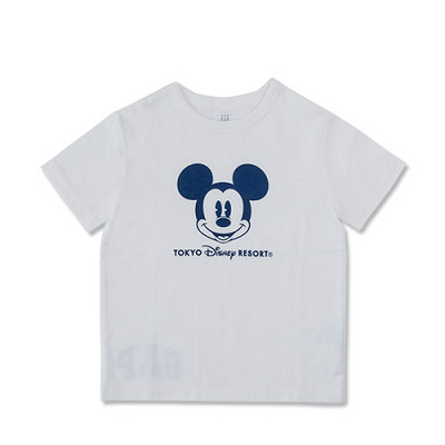 【ディズニー×GAP】ベビーTシャツ(ホワイト)