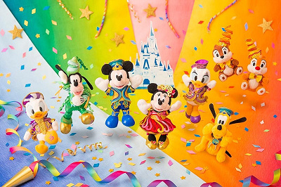 ディズニーランド35周年ぬいぐるみバッジ（公式ブログより引用）