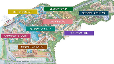 ディズニーシー マップ ポスター ディズニーシーのマップ】テーマポートごとに徹底解説！アトラクション