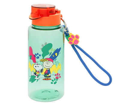 スヌーピーストラップ付きドリンクボトル