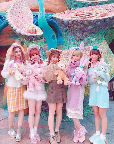 香港限定キャラのクッキーも加わったダッフィーアンドフレンズコーデ