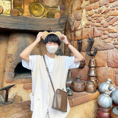 ダッフィーメンズコーデ